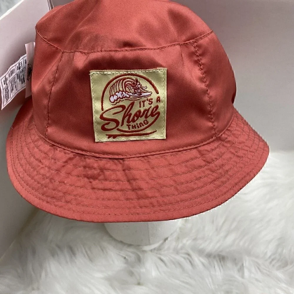 DISNEY PARKS Reversible Toddler Bucket Hat 52cm It’s A Shore Thing Blue